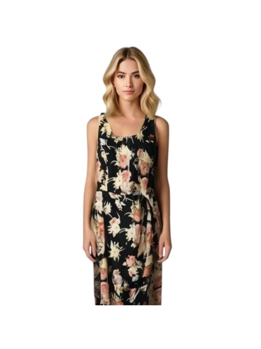 Vintage Elizabeth Wayman New York Floral Dress